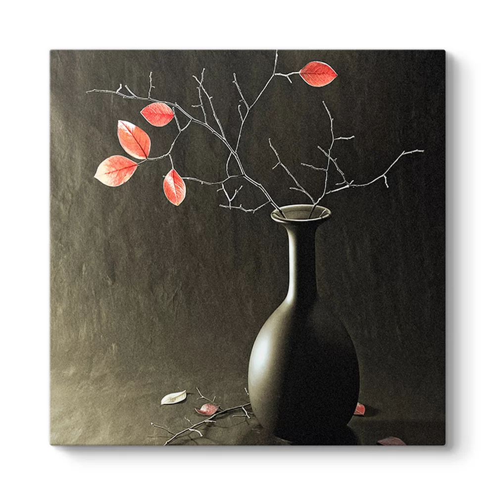 Leaves Still Life Tablosu - Model 3